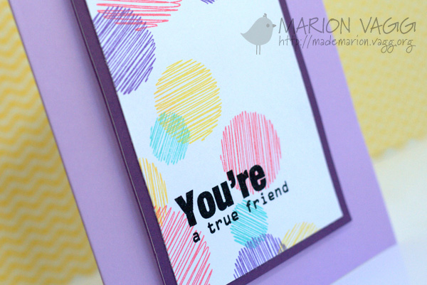 You're a true friend - detail