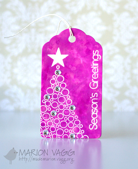 Season's greetings tag