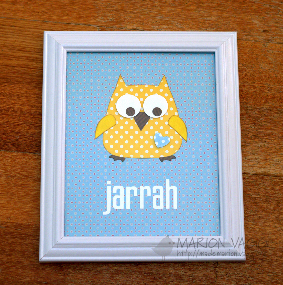 Owl for Jarrah