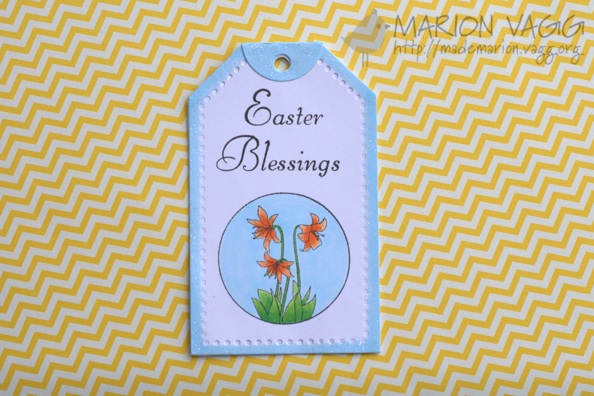 Easter Blessings tag | Marion Vagg