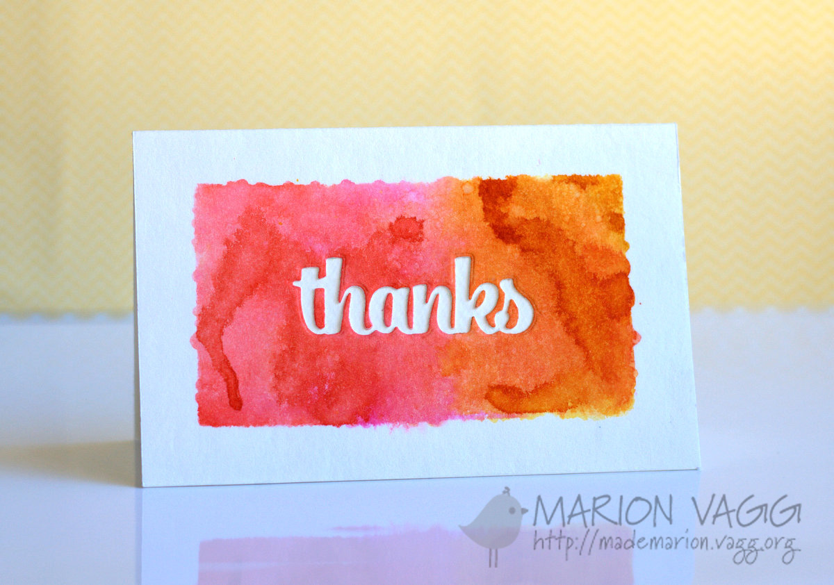 Thanks | Marion Vagg