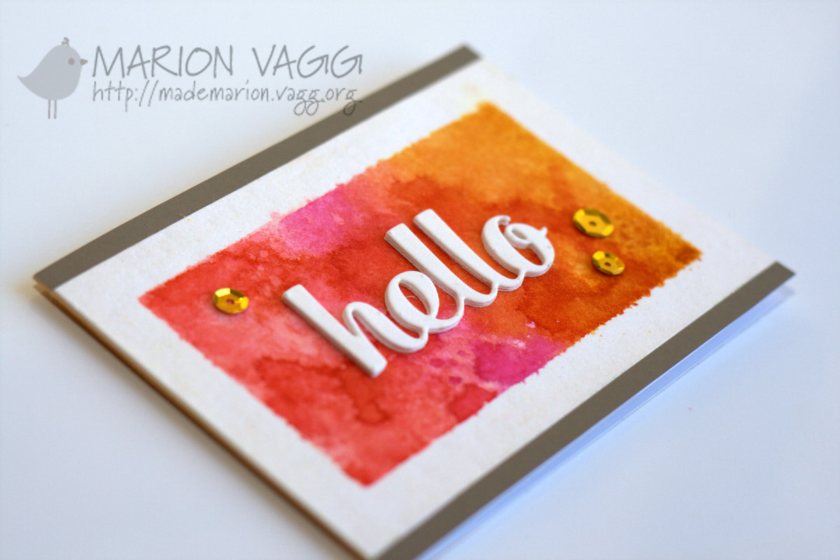 Hello - detail | Marion Vagg