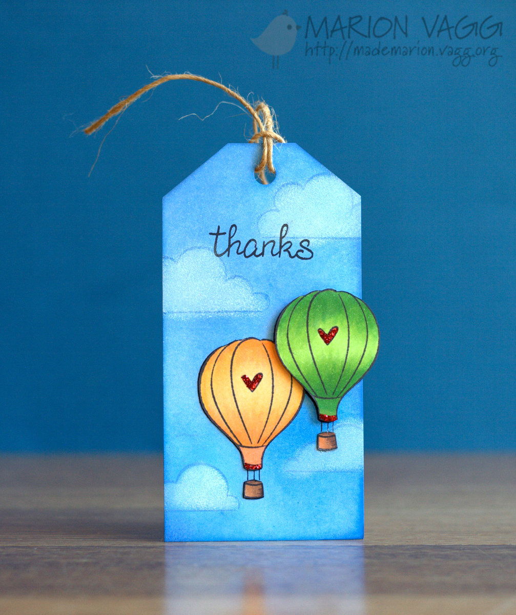 Hot air balloon tag | Marion Vagg