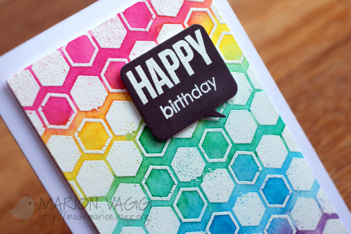 PB Happy Birthday - detail | Marion Vagg